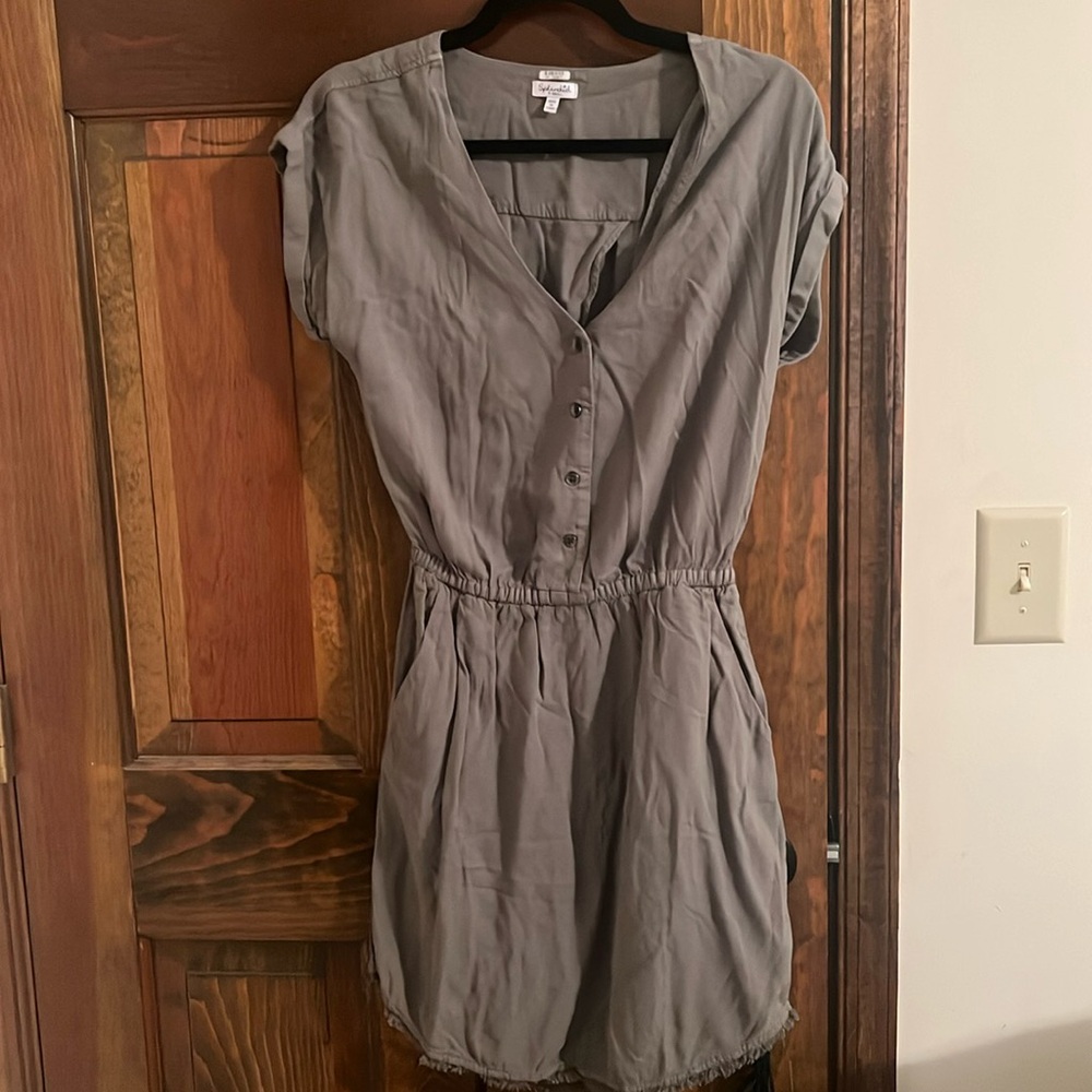 Splendid green casual dress